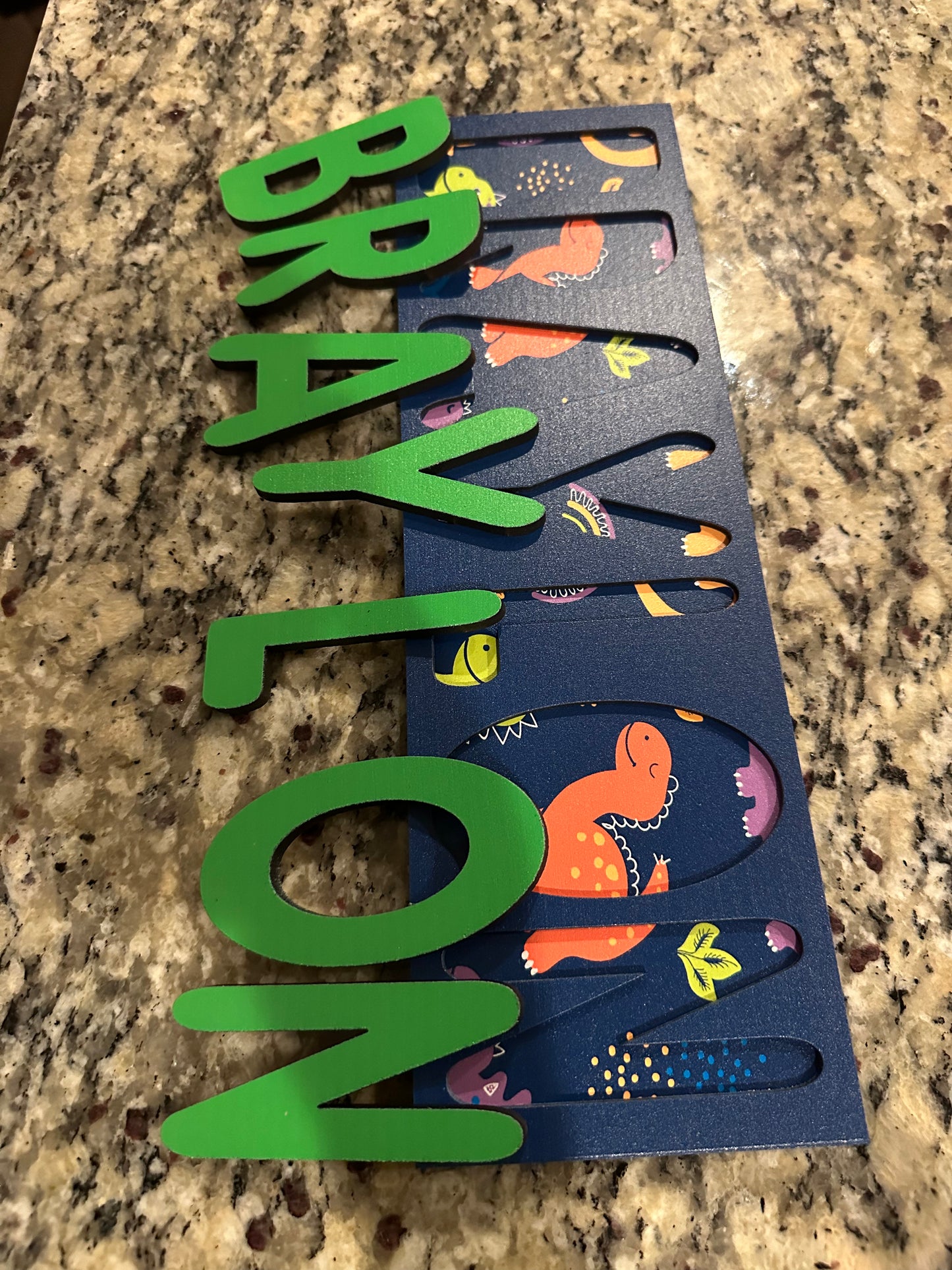 Dino Delight: Personalized Name Puzzle for Roaring Fun Learning