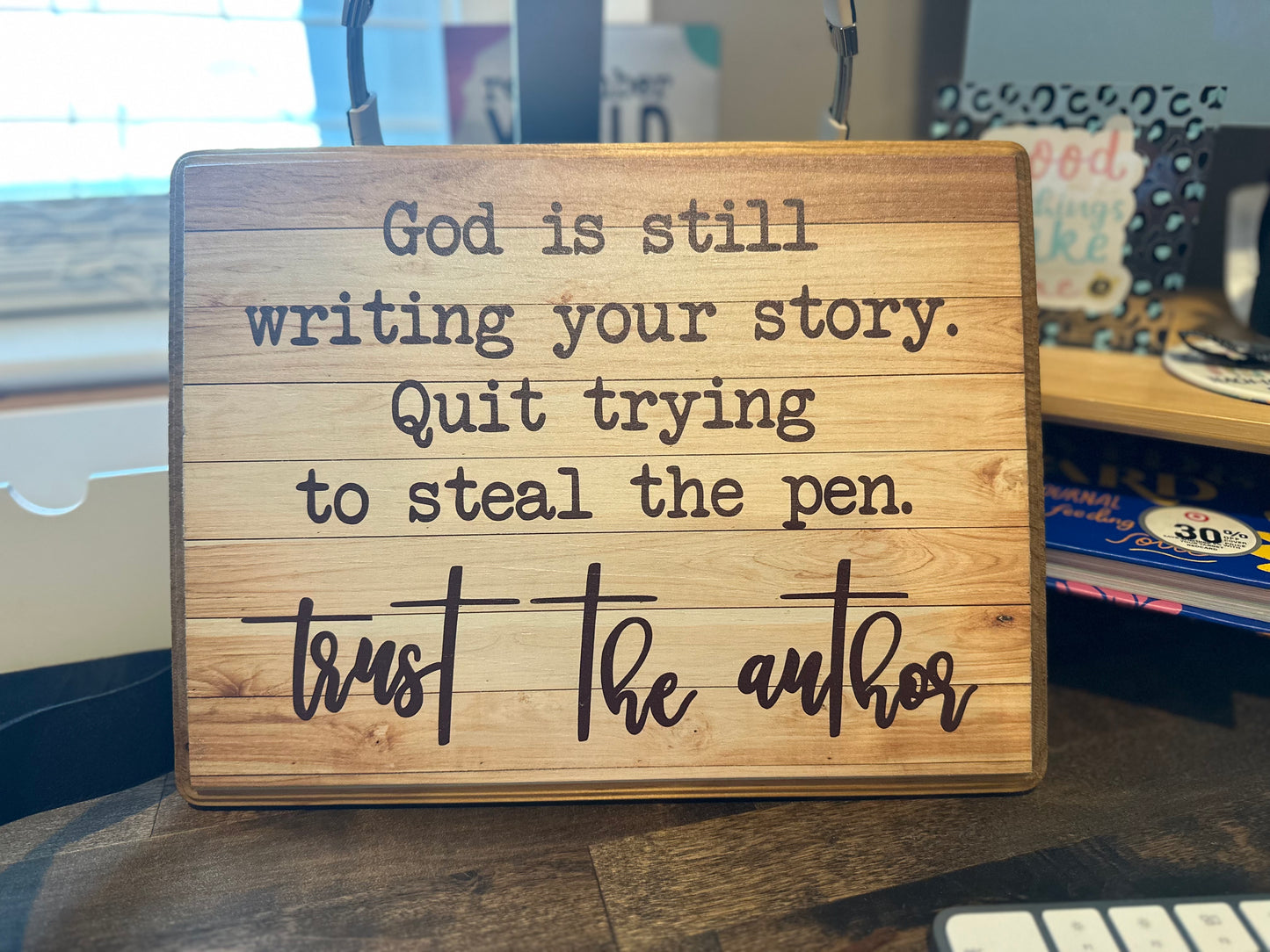 Trust the Author Plaque