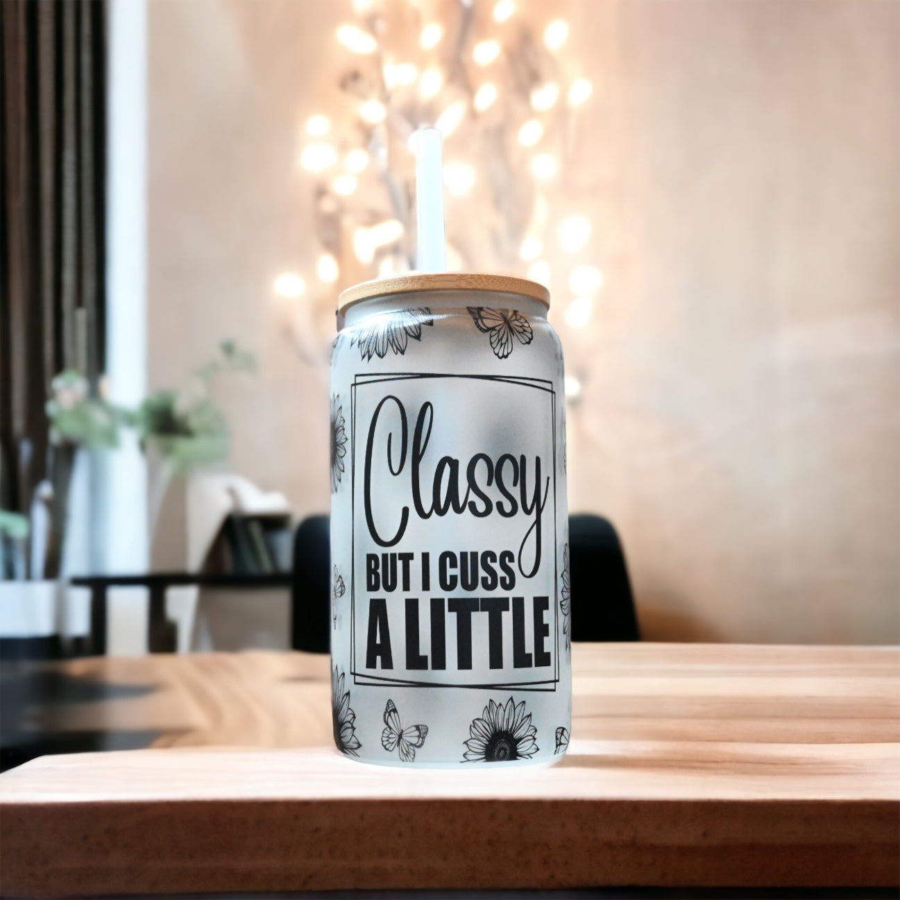 Classy Glass Can
