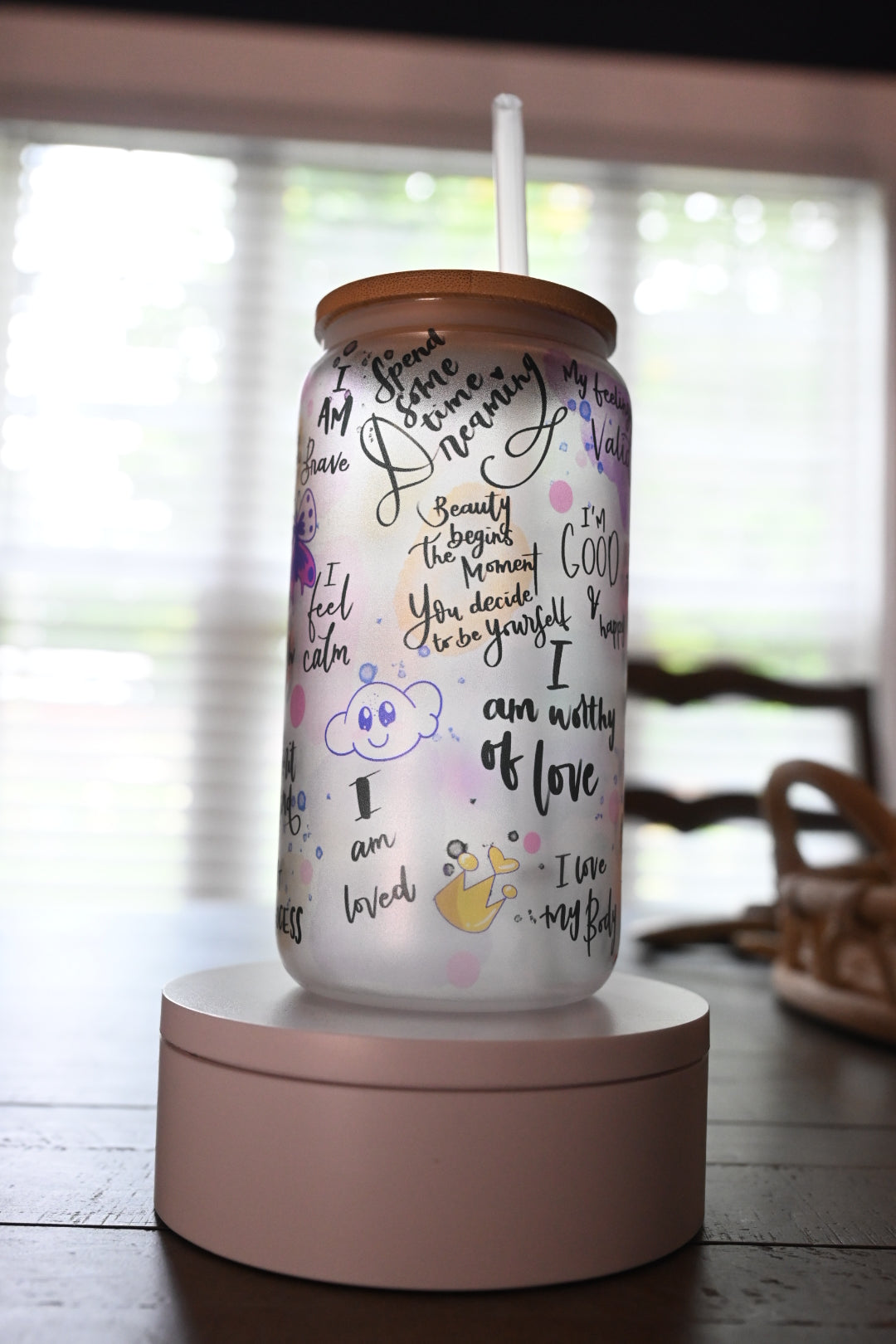 Self Love Glass Can