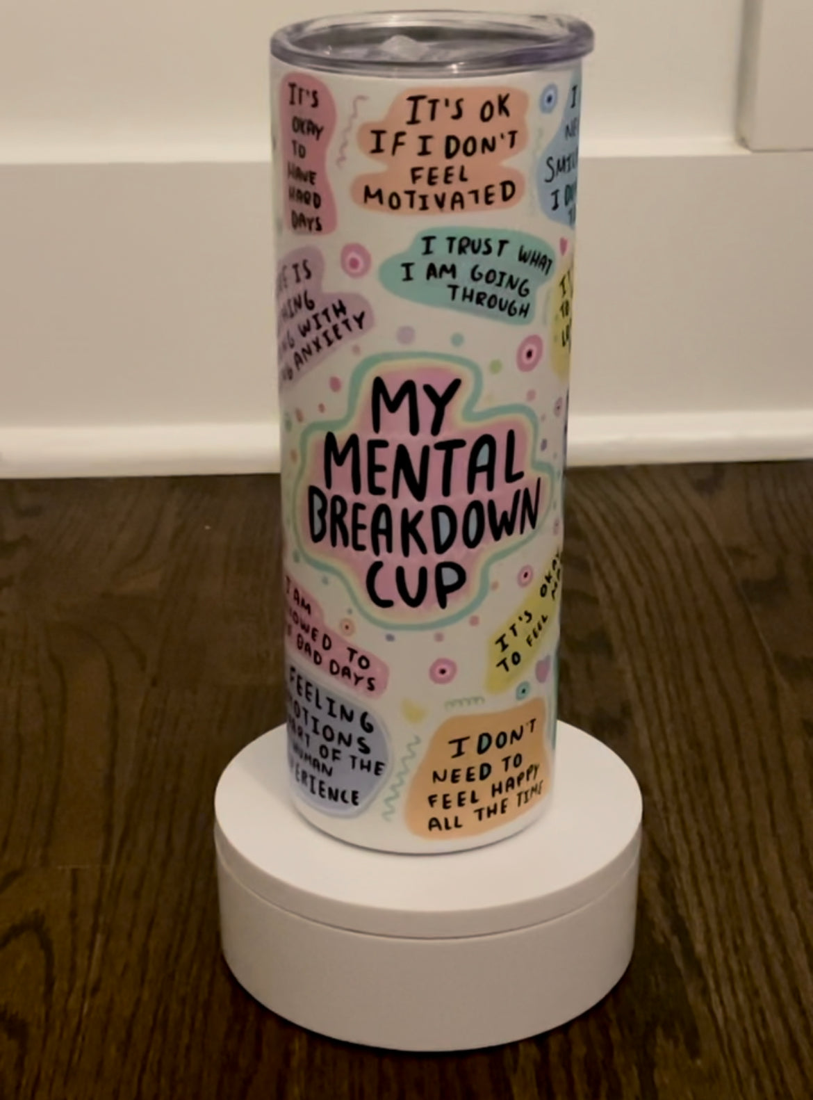 Mental Health Breakdown Tumbler