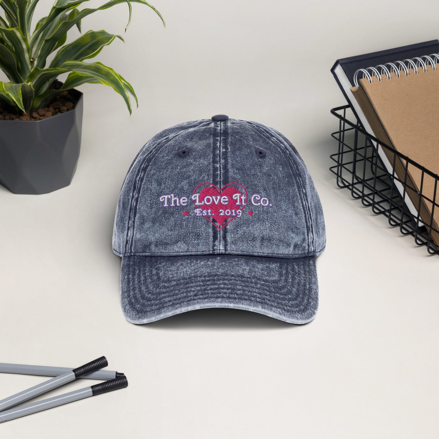 Vintage Cotton Twill Logo Cap