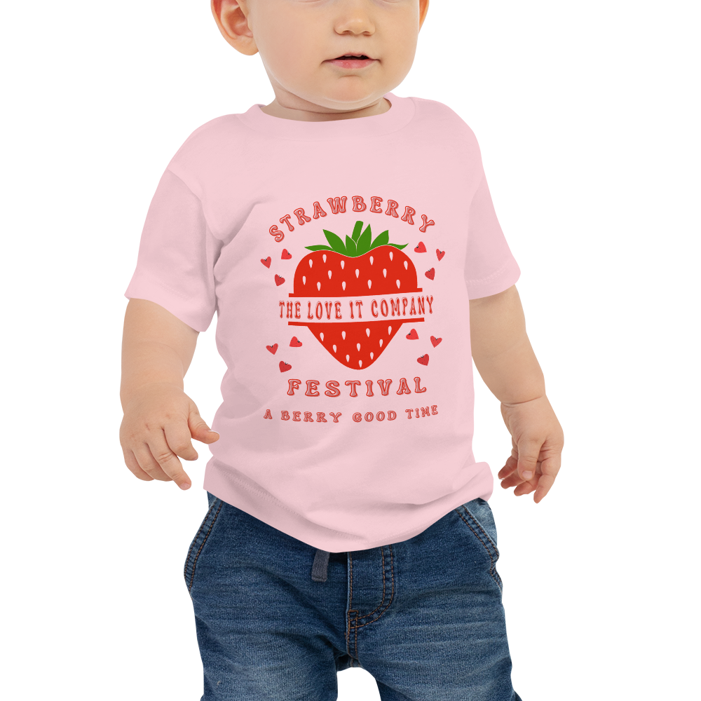 Baby Strawberry Festival Jersey Short Sleeve Tee