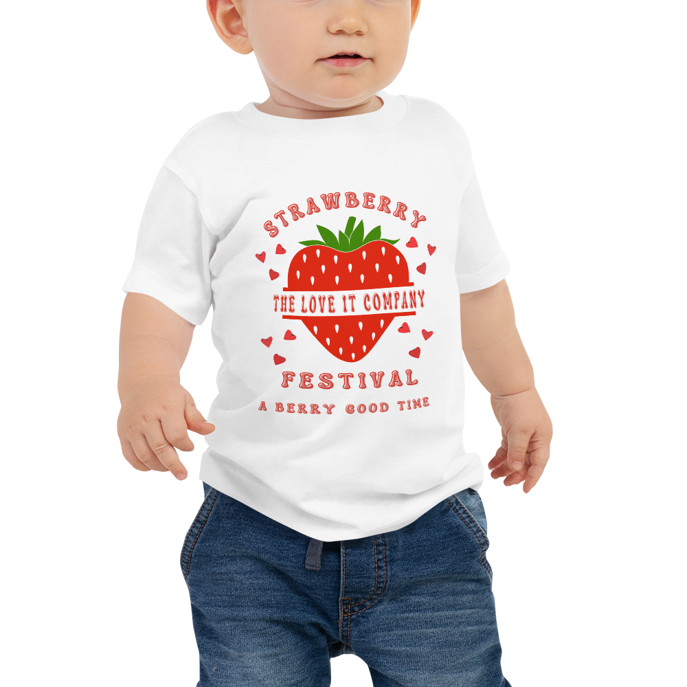 Baby Strawberry Festival Jersey Short Sleeve Tee