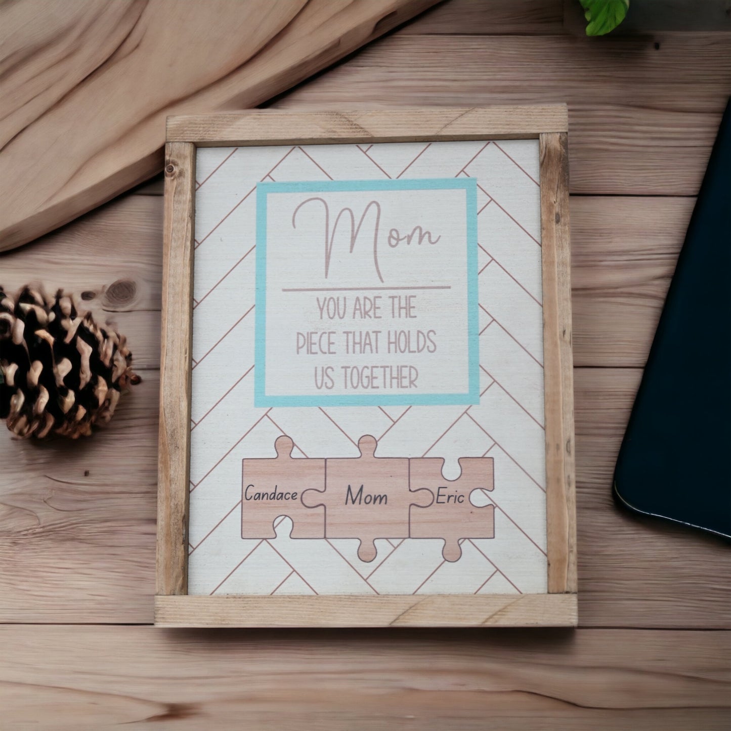 Mom Puzzle Sign Gift