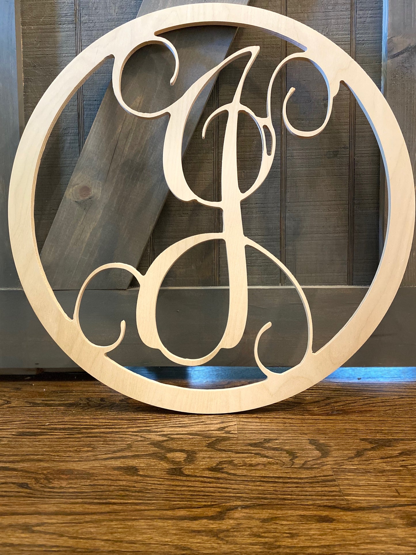 Initial Monogram Sign