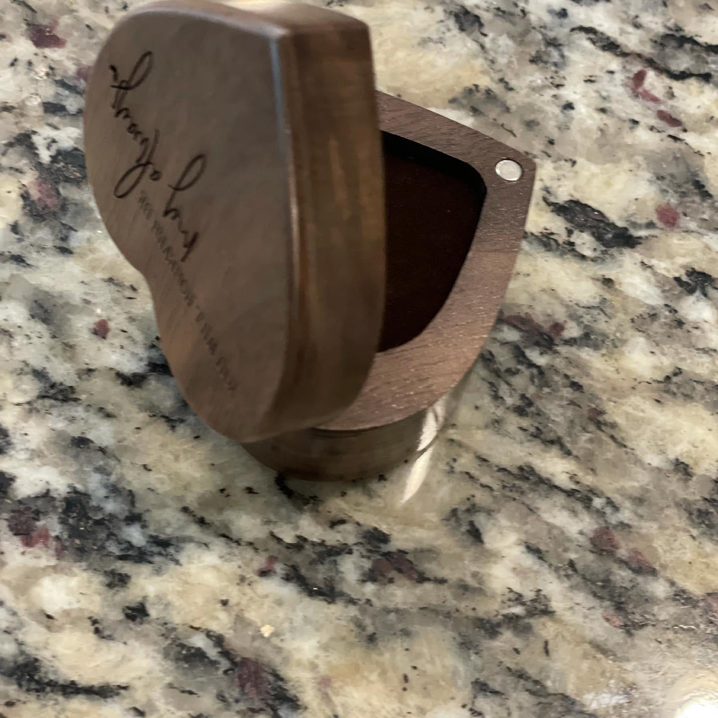 Heart Shaped Ring Box