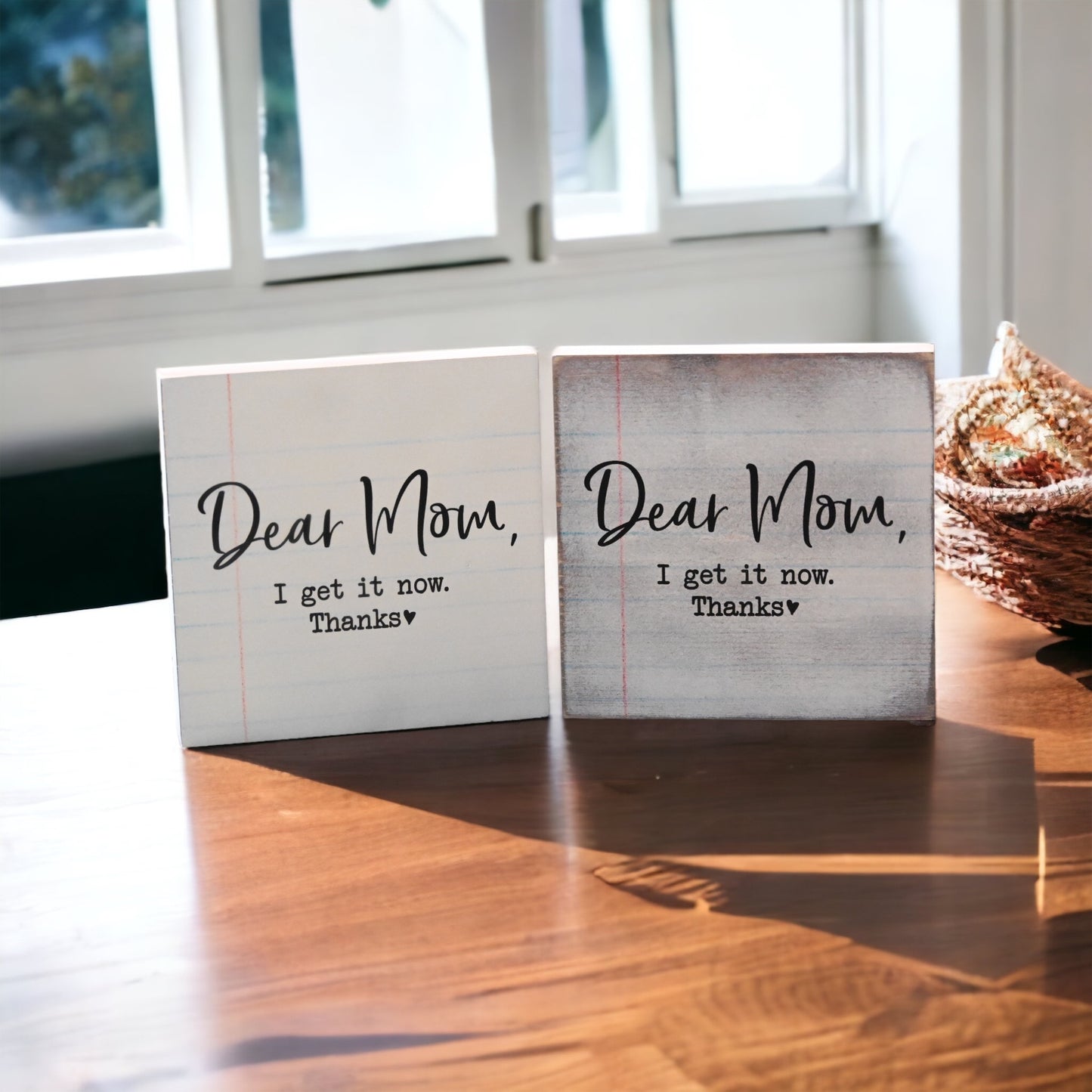Dear Mom, Home Decor Shelf Sitter