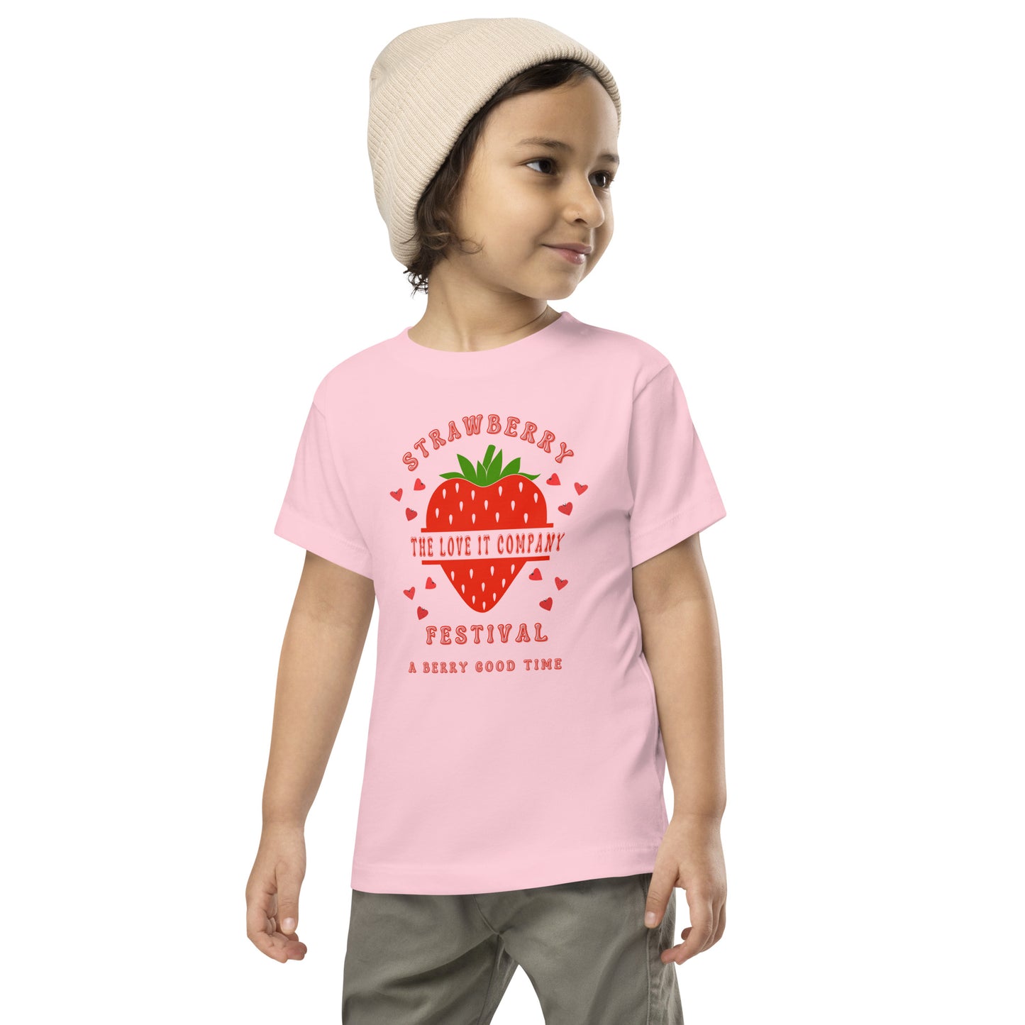 Toddler Short Sleeve Strawberry Festival Tee