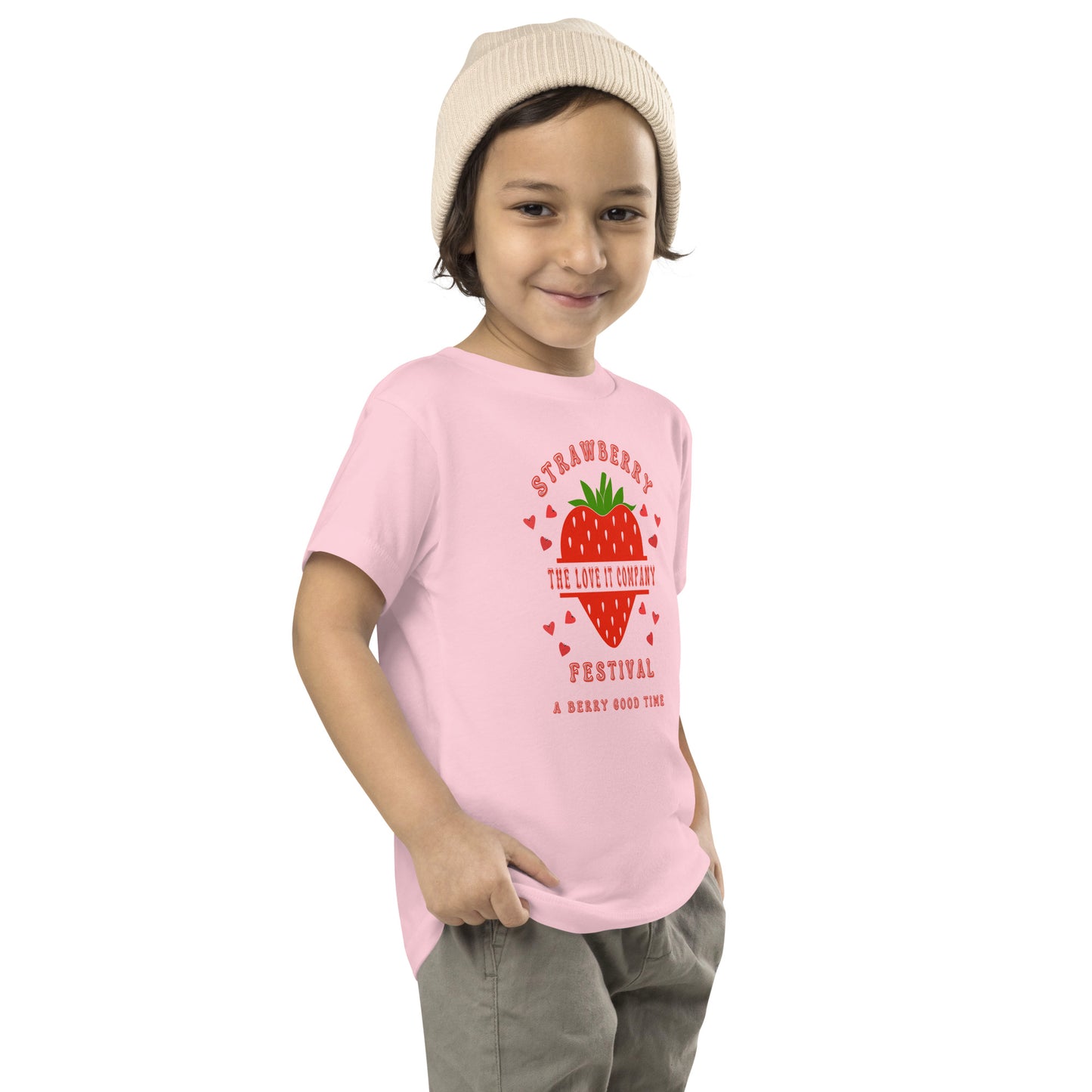 Toddler Short Sleeve Strawberry Festival Tee