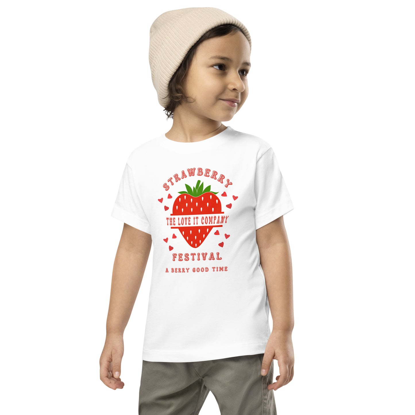 Toddler Short Sleeve Strawberry Festival Tee