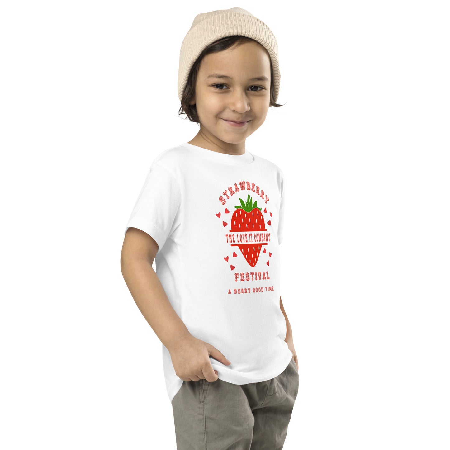 Toddler Short Sleeve Strawberry Festival Tee