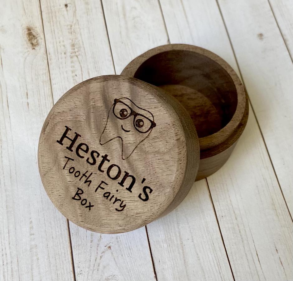 Walnut Wooden Ring Box