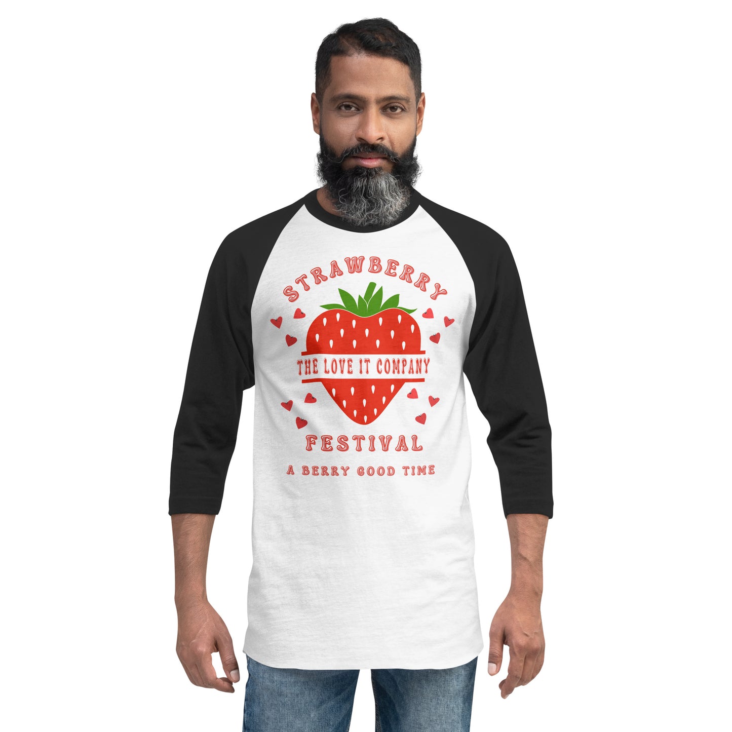 Unisex raglan Strawberry Festival shirt