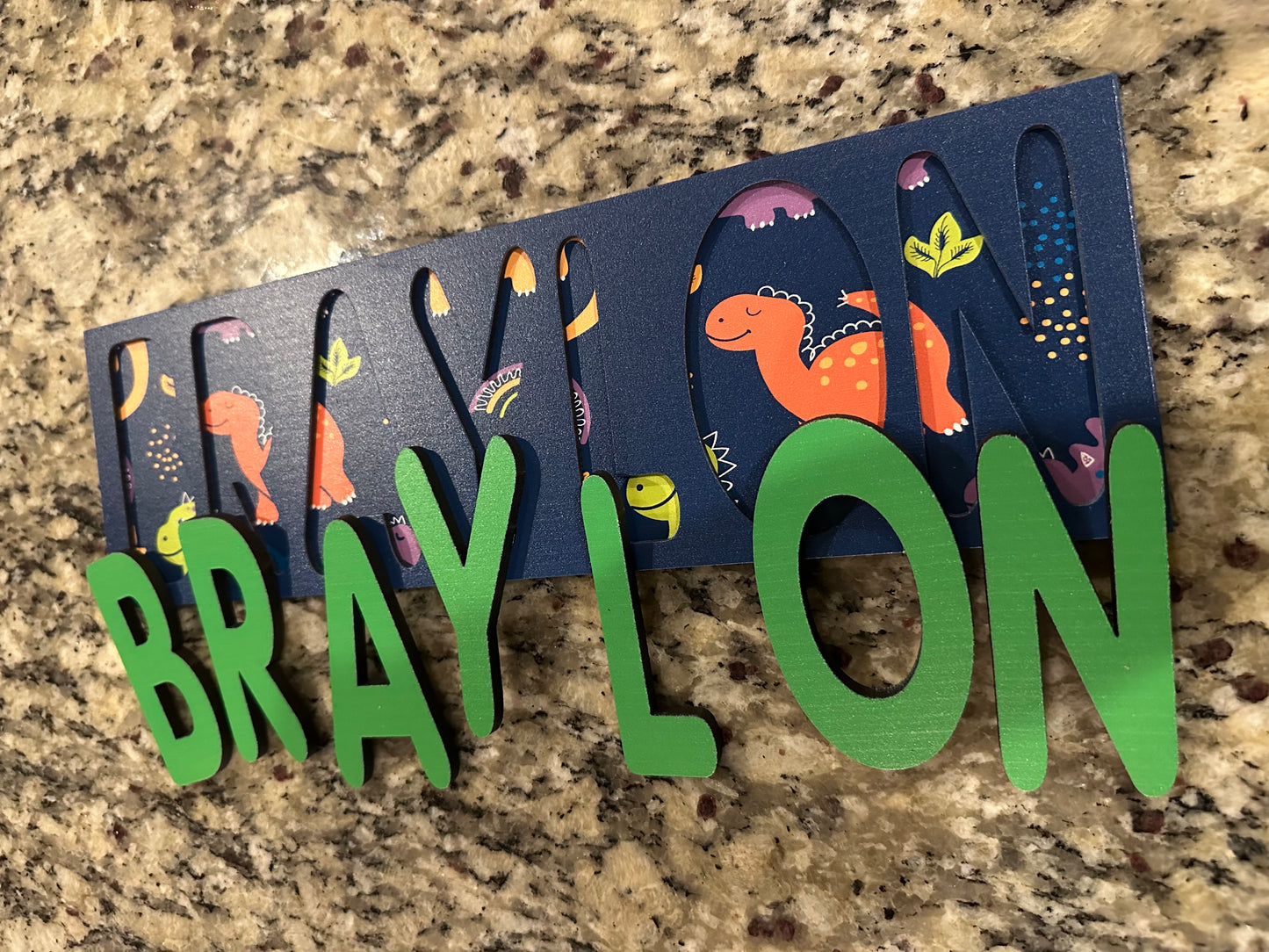 Dino Delight: Personalized Name Puzzle for Roaring Fun Learning