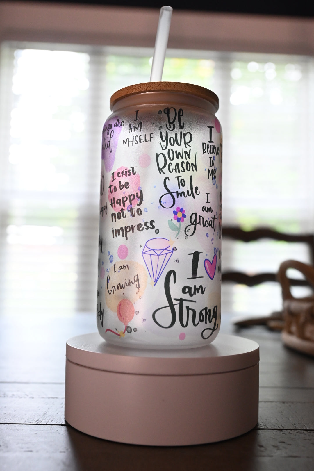 Self Love Glass Can