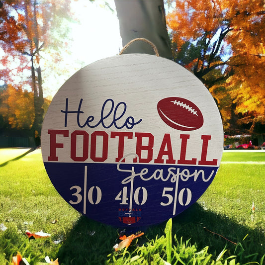 Football Team Hello Sign