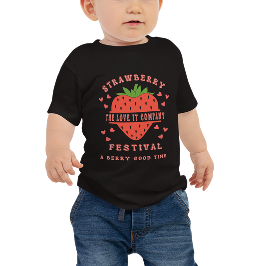 Baby Strawberry Festival Jersey Short Sleeve Tee