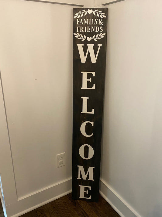 Raised Letter Welcome Porch Sign