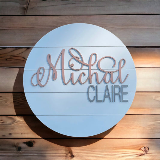 Farmhouse Nursery Sign