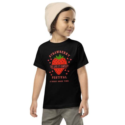 Toddler Short Sleeve Strawberry Festival Tee