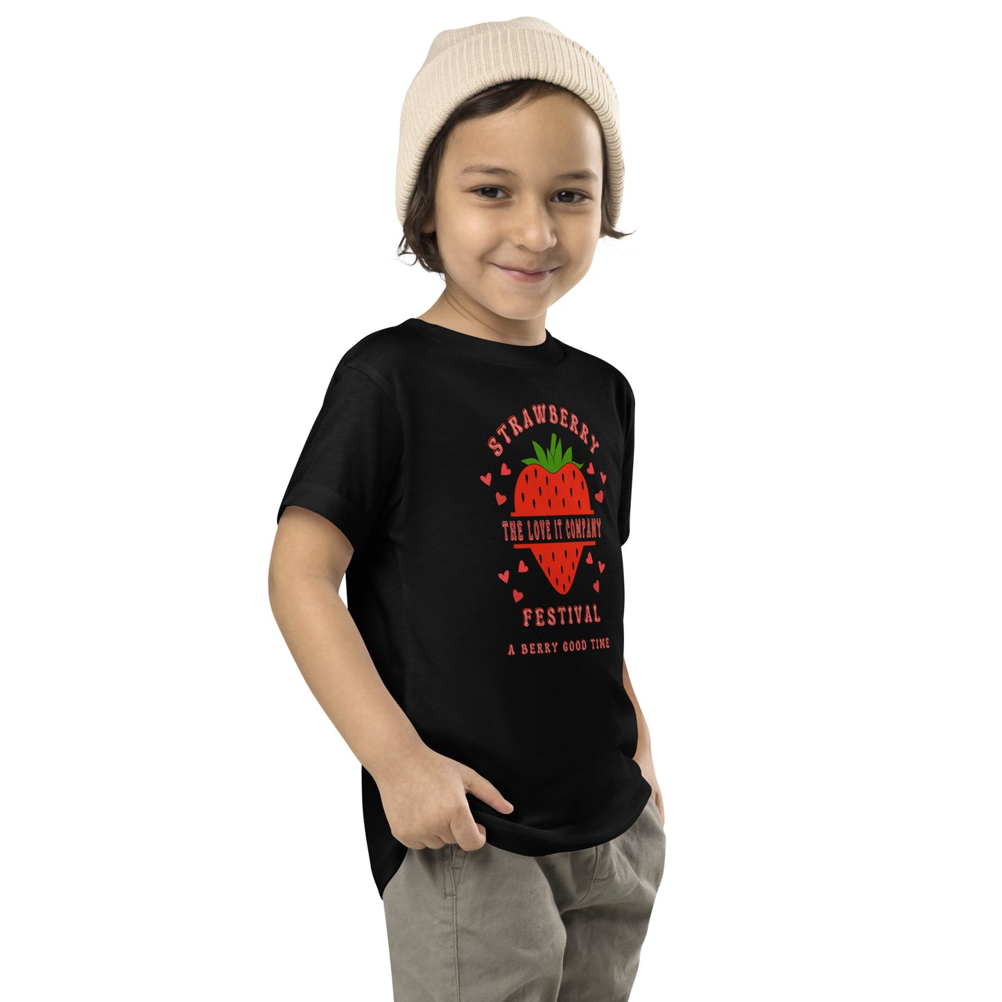 Toddler Short Sleeve Strawberry Festival Tee
