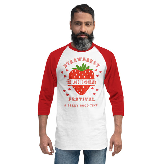 Unisex raglan Strawberry Festival shirt
