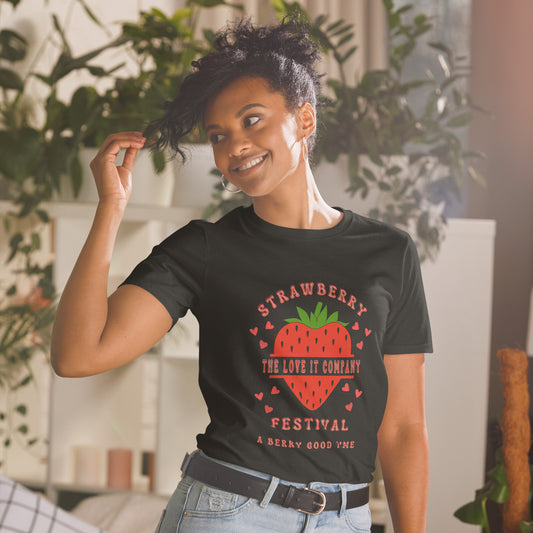 Short-Sleeve Unisex Strawberry Festival T-Shirt